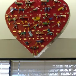 Fascinating art work. Overhead as we listened to "KALOS" an AMP free concert. In my hood.