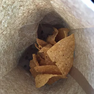 Comes with complimentary chips and salsa
