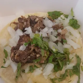Veal Head Taco