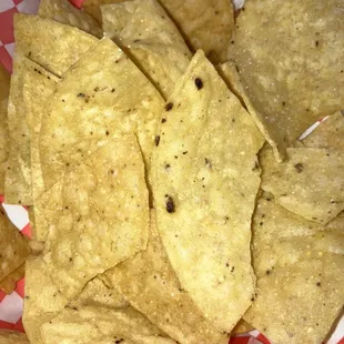 Delicious chips! Warmed and authentic