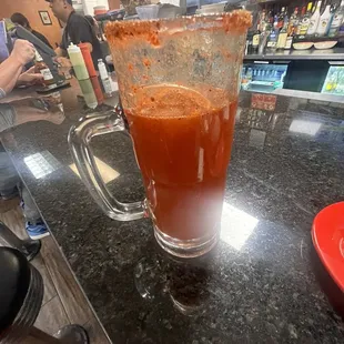 Michelada de victoria negra