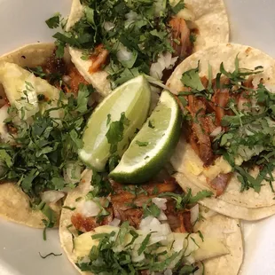 Tacos al pastor.  Mondays are BOGO.