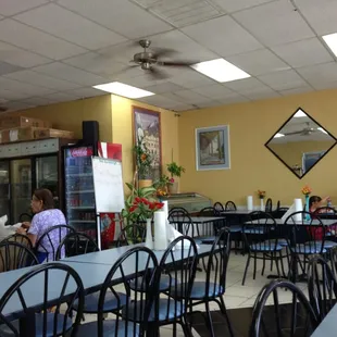 the interior of a restaurant