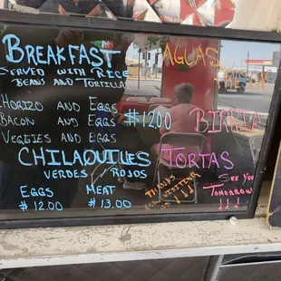 Breakfast options