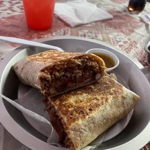 Al pastor burrito