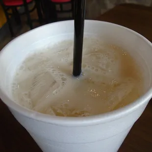 Horchata, close-up.