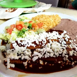 enchiladas de mole