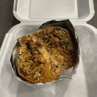 Chorizo and Egg Burrito