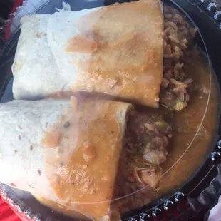 Giant burrito to go
