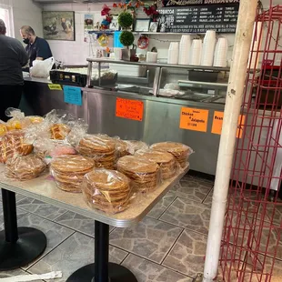 Supporting local businesses buying Tamales &amp; Bunelos