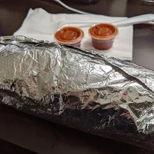 Carne asada burrito