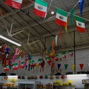 mexican flags