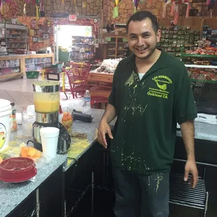Primer día en la nevería!