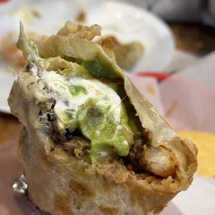 Steak &amp; Prawn Burrito