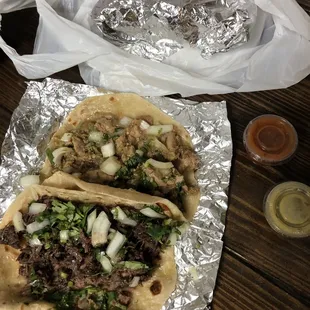 Green Pork Guisado, and Barbacoa