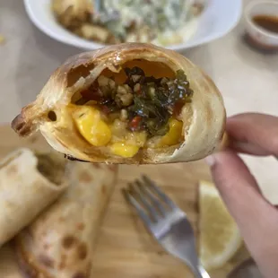 Corn and Cheese Empanada