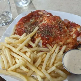 Ham and Cheese Milanesa