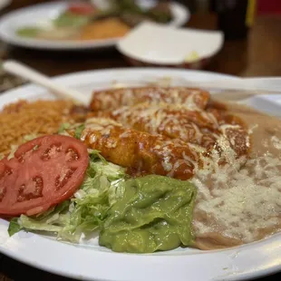 Enchilada plate