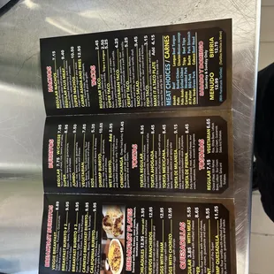 menu prices not accurate