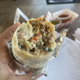 Carne Asada Super Burrito (no beans)
