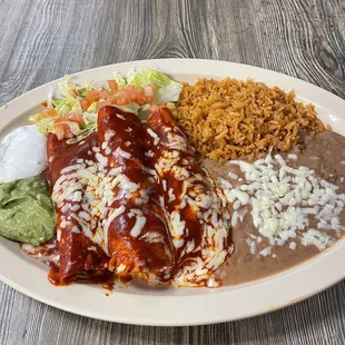 Enchilada plate