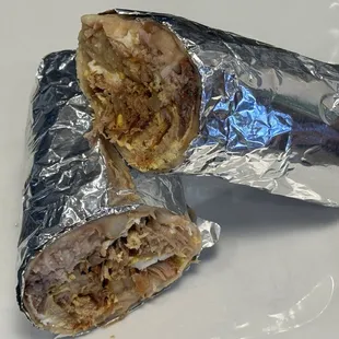 Carnitas 'breakfast' burrito