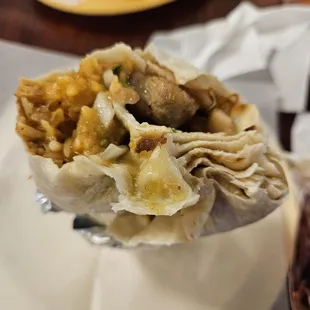 Chile verde burrito. Killer!