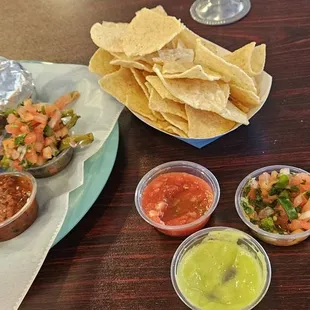 Burrito, chips, salsa. Mmmmm