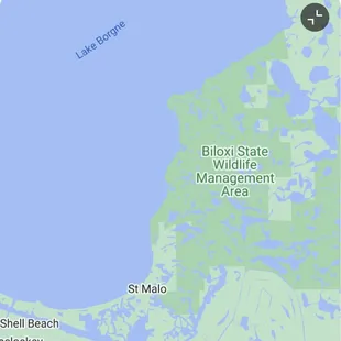 St Malo no longer exists. It was wiped out by the New Orleans hurricane (Cat 4) of 1915. Map shows where St Malo used to be.
