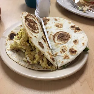 a plate of food