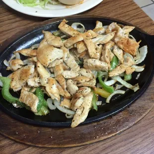 Chicken fajitas