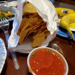 Bag of chips n salsa. June, 2020.
