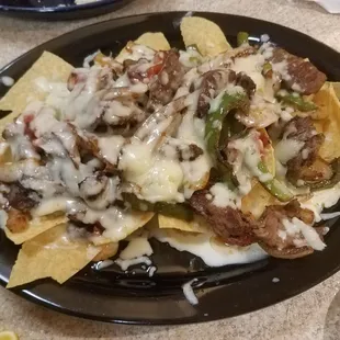 Fajita  nacho  yum