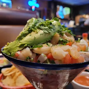 Amy's Ceviche Lots of shrimp and fish