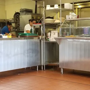 These two employees kept joking in Spanish about me after I ordered, the "Chinita"