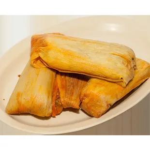a plate of tamales