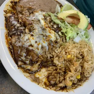 Enchiladas de mole
