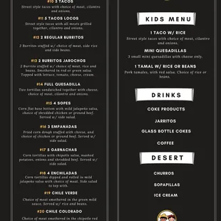 Menu pt. 2