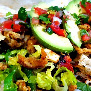 FAJITAS TOFU BURRITO