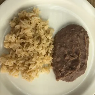Sides of rice and beans