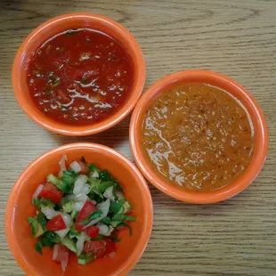 Salsas and Pico de gallo