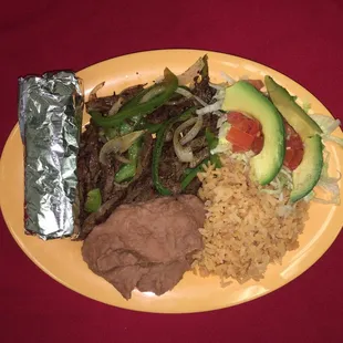 Beef Fajita Plate