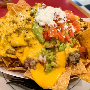 Carne asada Nachos Supreme