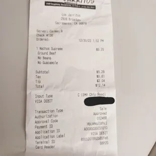 Receipt proof still no refund