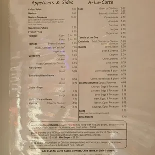 Menu Sept 2023