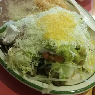 3 Sopes - Carnitas, Chicken Or Beef