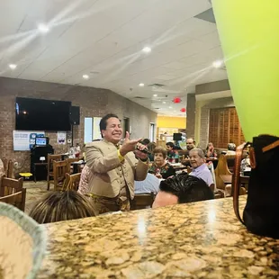 Juan Gabriel impersonator.