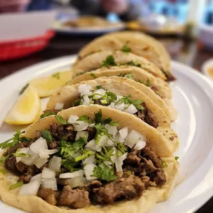 Carne Asada (A+), Cabezas (A+), Al Pastor (B)