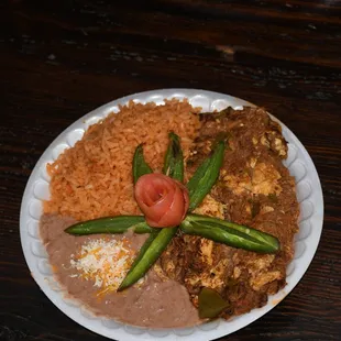 machaca plate