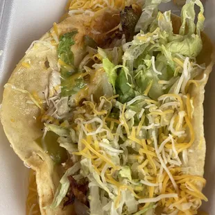 Chicken taco - flavor filled